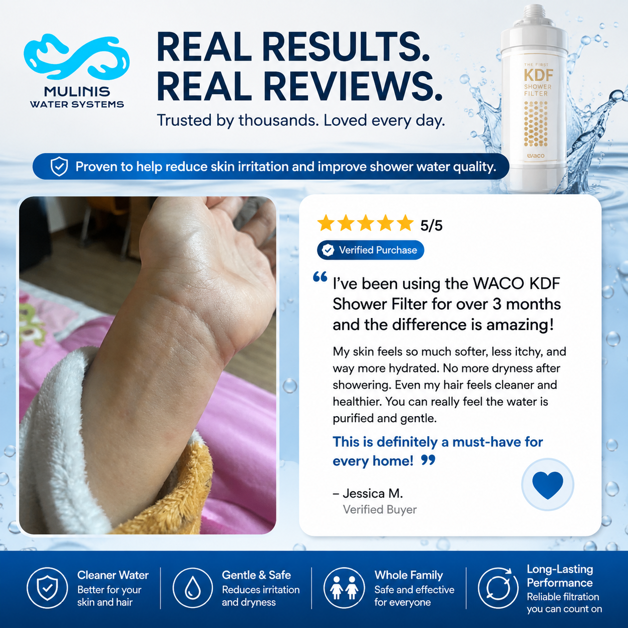KDF Shower & Faucet Filter – Multi-Use Water Filter - Image 4