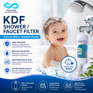 KDF Shower & Faucet Filter – Multi-Use Water Filter