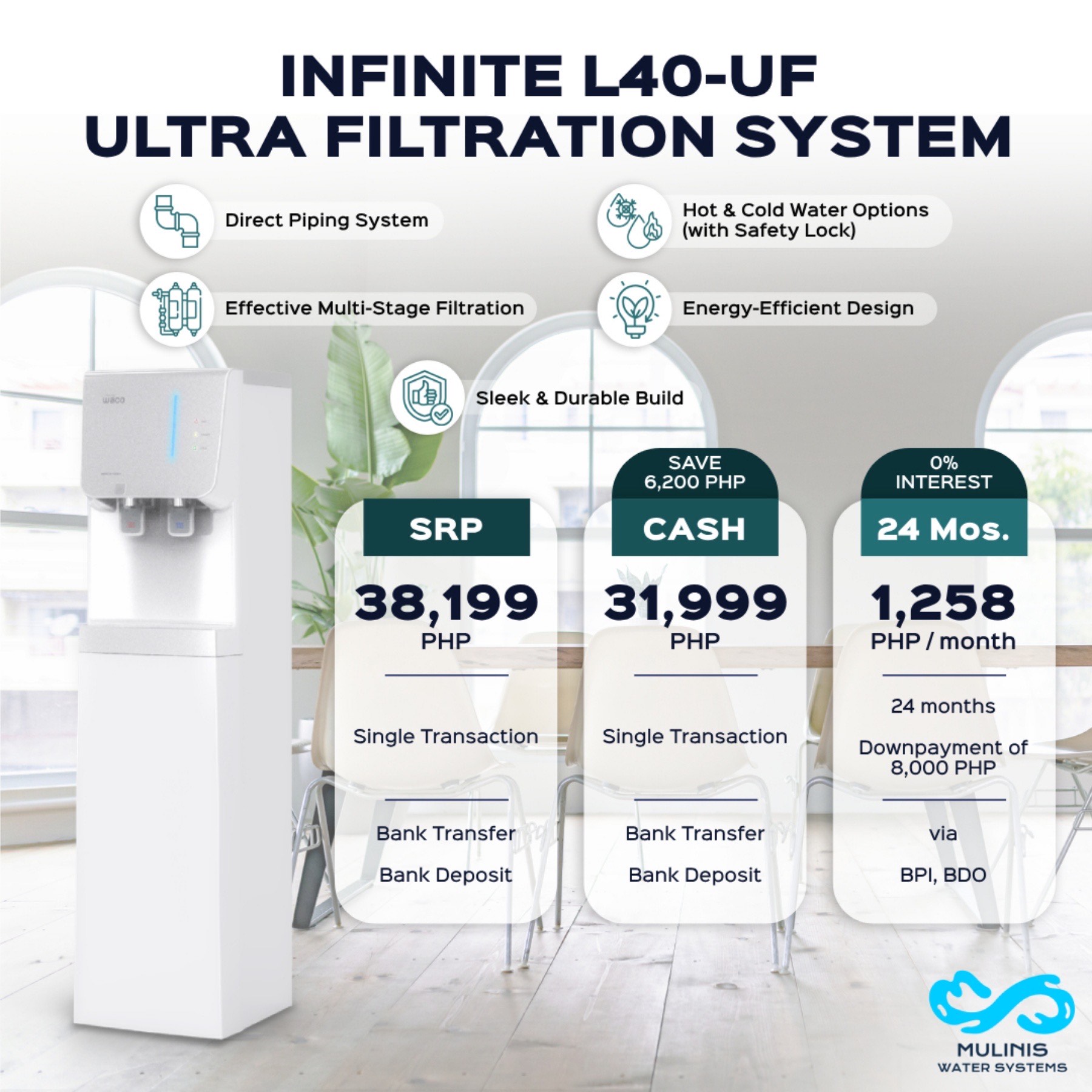 Infinite L40-UF Ultrafiltration System (2 years)